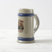 Rood Witte Drank Trump George Washington 250 Bierpul (Voorkant rechts)