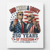 Rood Witte Drank Trump George Washington 250 Fotoplaat (Voorkant)