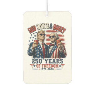 Rood Witte Drank Trump George Washington 250 Luchtverfrisser