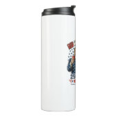 Rood Witte Drank Trump George Washington 250 Thermosbeker (Gedraaid links)