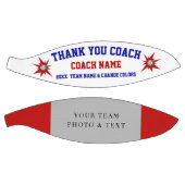 Rood witte en blauwe, aangepaste Basketball Coach- Basketbal (Panelen)