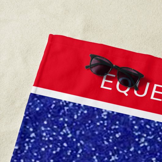 Rood-, witte en blauwe keuken strandlaken (In situ)