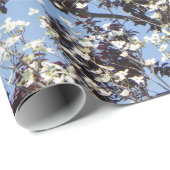 Rood witte en blauwe Natuur Gift Wrap Cadeaupapier (Rol Hoek)