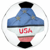 Rood witte en blauwe sterren en vlag van Stripes Voetbal (Voorkant)