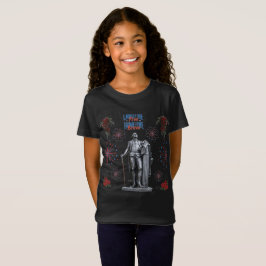 Rood Witte Glans zwart T-shirt