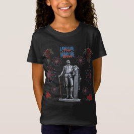 Rood Witte Glans zwart T-shirt