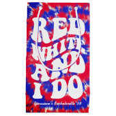 Rood Witte Ik Doe Onafhankelijkheidsdag Bruidsfees Klein Cadeauzakje (Voorkant)