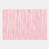 Rood witte linnen Zilver Snowflake Rood Geplakt Inpakpapier Vel (Voorkant)