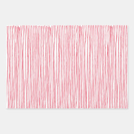 Rood witte linnen Zilver Snowflake Rood Geplakt Inpakpapier Vel