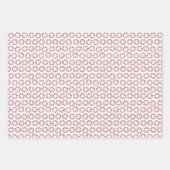 Rood Witte Notenkraker en Candy Cane Kerstmis Inpakpapier Vel (Voorkant 3)