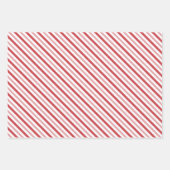 Rood Witte Notenkraker en Candy Cane Kerstmis Inpakpapier Vel (Voorkant 2)