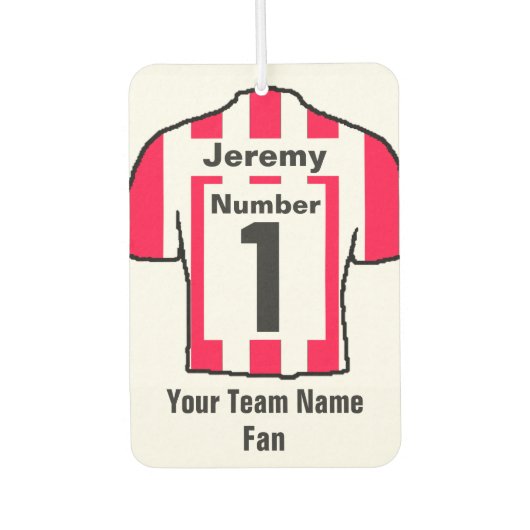 Rood-Witte Shirts Fan Luchtverfrisser (Voorkant)