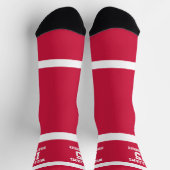 Rood-Witte Sportspeler Sokken (Top)