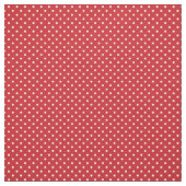 Rood & Witte Stippen Stof (Swatch)