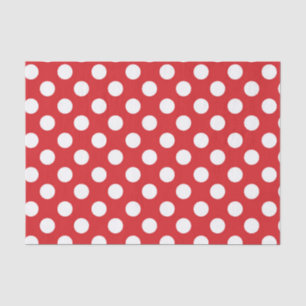Rood & Witte Stippen Verjaardagsfeestje Tissuepapier