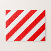 Rood Witte Streep Frustrerend Legpuzzel (Horizontaal)
