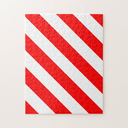 Rood Witte Streep Frustrerend Legpuzzel (Verticaal)