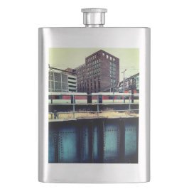 Rood-witte trein flacon