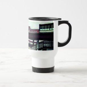 Rood-witte trein reisbeker