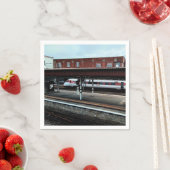 Rood-witte trein servet (Insitu)