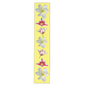 Rood Witte Tulpen Kleur Tafelloper (Voorkant)