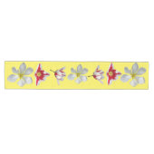 Rood Witte Tulpen Kleur Tafelloper (Horizontaal)