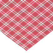 Rood-wittekentafel Medium Tafelloper (Hoek)