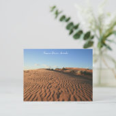Rood woestijn Zandje - Briefkaart (Staand voorkant)