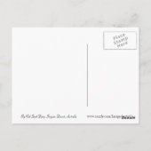 Rood woestijn Zandje - Briefkaart (Achterkant)