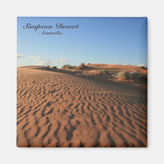 Rood woestijnzand - Magnet (Voorkant)