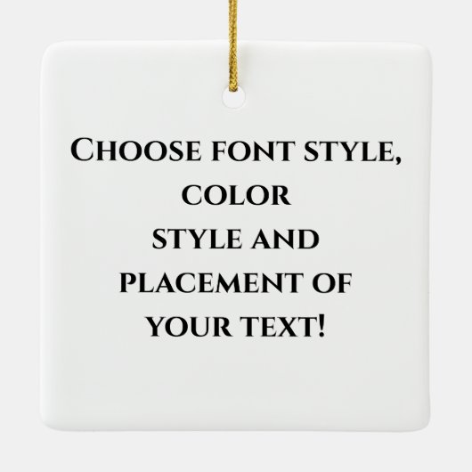 Rood X Mark symbool Kerstmis Keramisch Ornament (Achterkant)