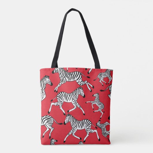 Rood Zebra Tas (Achterkant)