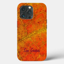 Rood Zee Druivenblad Case-Mate iPhone Case