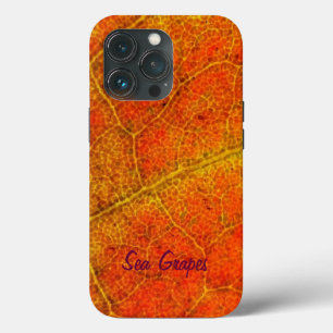 Rood Zee Druivenblad Case-Mate iPhone Case