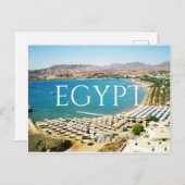 Rood zee in Sharm el Sheikh (Egypte) Briefkaart (Voorkant / Achterkant)