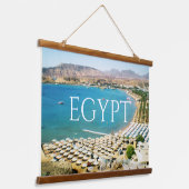 Rood zee in Sharm el Sheikh (Egypte) Hangend Wandkleed (Gebogen)