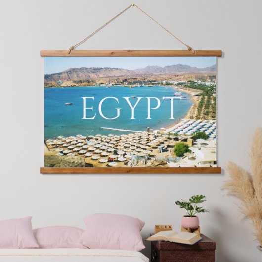 Rood zee in Sharm el Sheikh (Egypte) Hangend Wandkleed (Slaapkamer)
