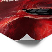 Rood zee poster (Hoek)