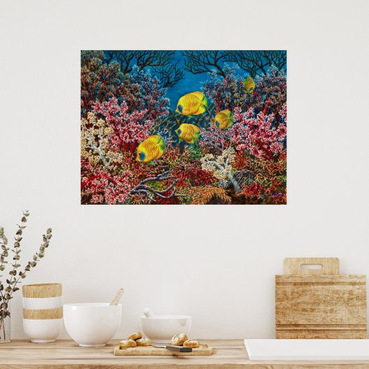 Rood Zee Poster (Keuken)