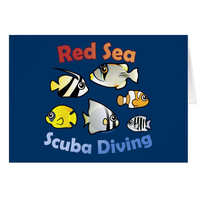 Rood Zee scuba duiken (Voorkant Horizontaal)