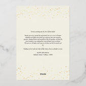 Rood Zeer Vrolijke Kerstboom Fotocollage Folie Feestdagenkaart (Achterkant)