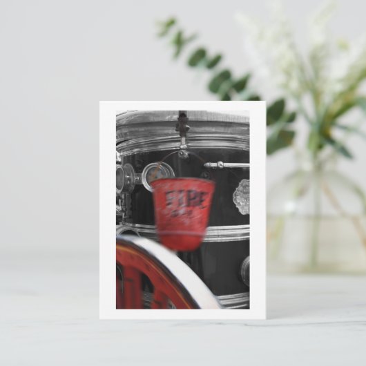 Rood zien briefkaart (Staand voorkant)