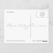 Rood zien briefkaart (Achterkant)