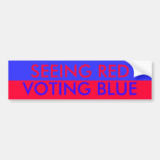 Rood zien bumpersticker