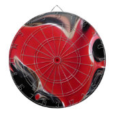Rood zien, helder rood dartbord (Voorkant)