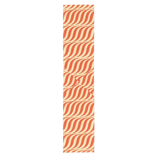 Rood zien korte tafelloper (Voorkant)