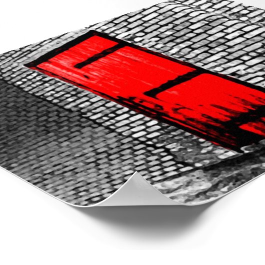 Rood zien poster (Hoek)