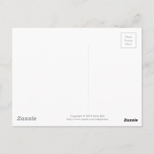 Rood zigzagpatroon briefkaart (Achterkant)