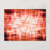 Rood zigzagpatroon briefkaart (Voorkant)