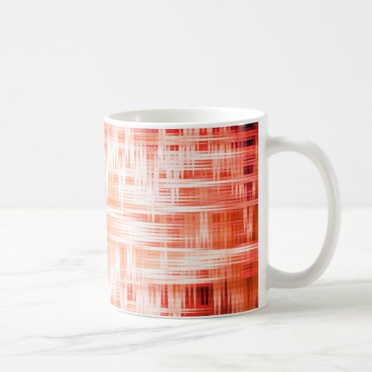 Rood zigzagpatroon koffiemok (Rechts)